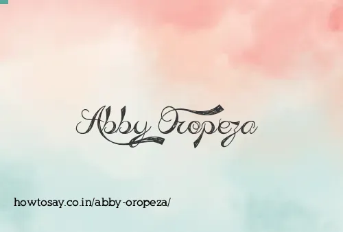Abby Oropeza