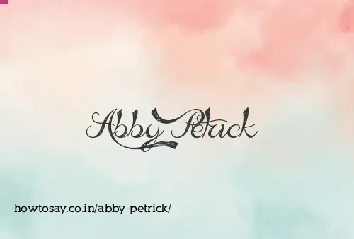 Abby Petrick
