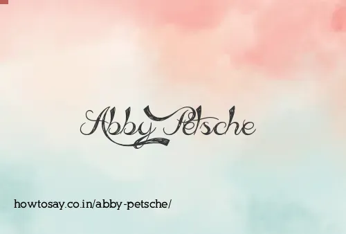 Abby Petsche