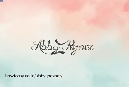 Abby Pozner
