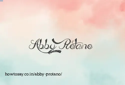 Abby Protano