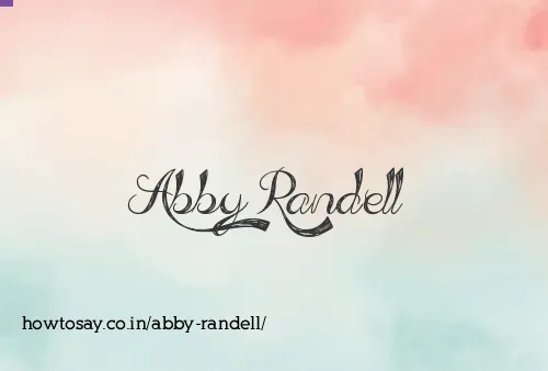 Abby Randell