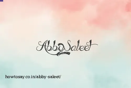 Abby Saleet