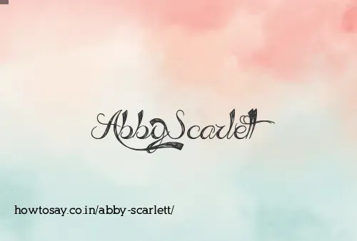 Abby Scarlett