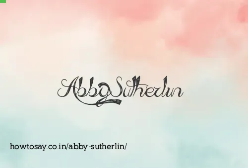 Abby Sutherlin