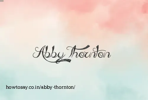 Abby Thornton