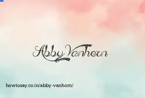 Abby Vanhorn