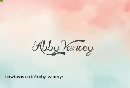 Abby Vanroy