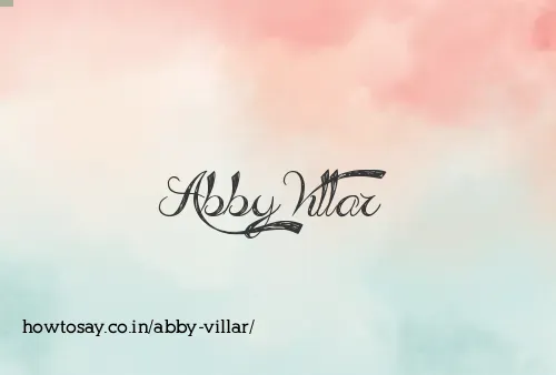 Abby Villar