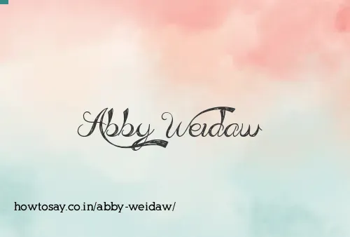 Abby Weidaw