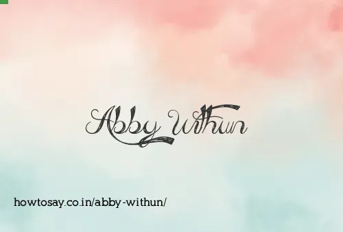 Abby Withun