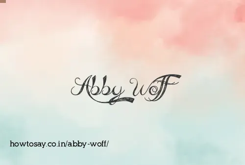 Abby Woff