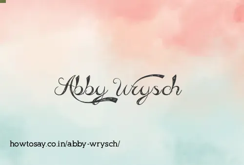 Abby Wrysch
