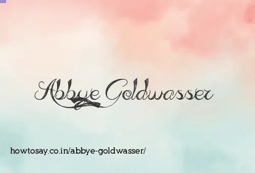 Abbye Goldwasser