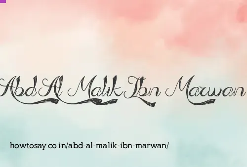 Abd Al Malik Ibn Marwan