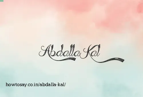 Abdalla Kal