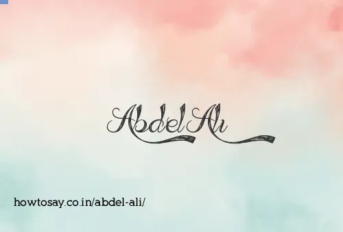Abdel Ali