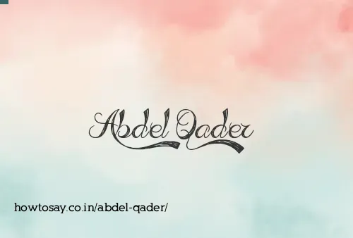 Abdel Qader