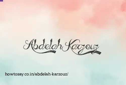 Abdelah Karzouz