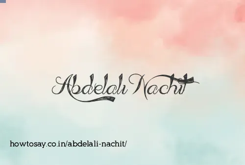 Abdelali Nachit