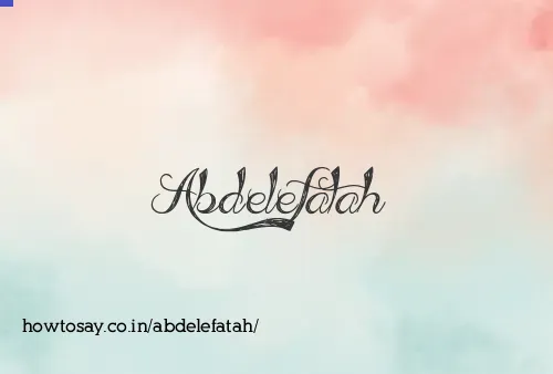 Abdelefatah