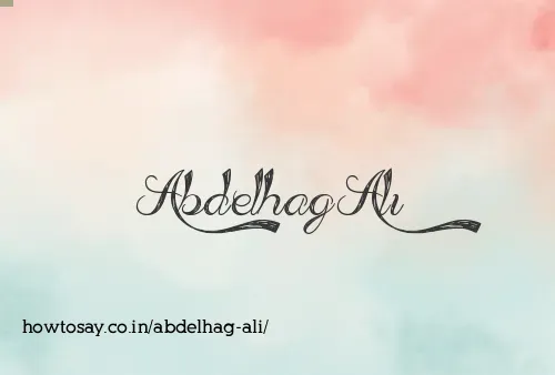 Abdelhag Ali
