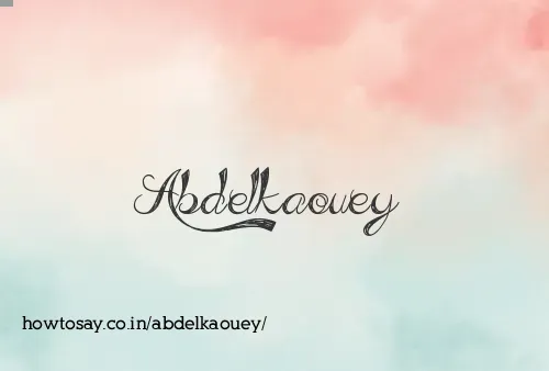 Abdelkaouey