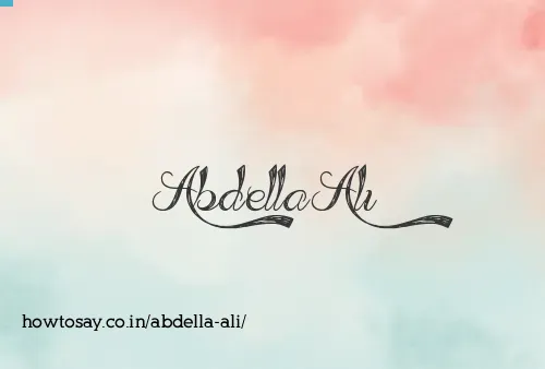 Abdella Ali