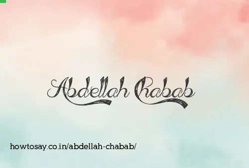 Abdellah Chabab