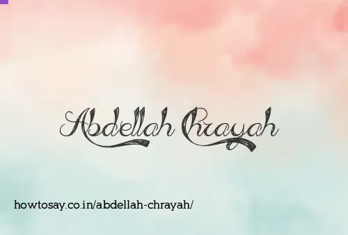 Abdellah Chrayah