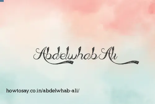 Abdelwhab Ali