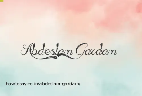 Abdeslam Gardam