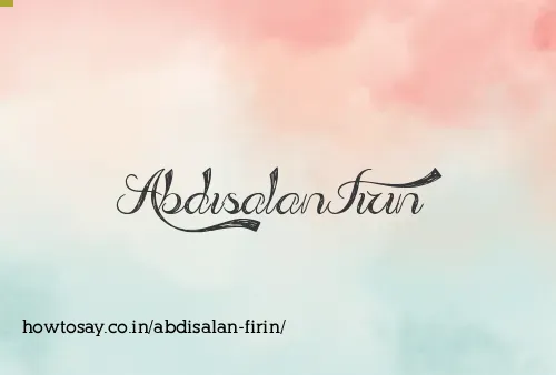 Abdisalan Firin