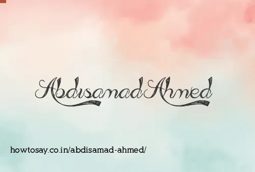 Abdisamad Ahmed