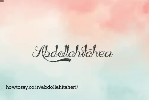 Abdollahitaheri