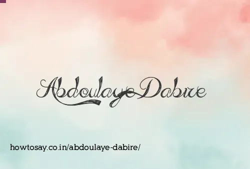 Abdoulaye Dabire