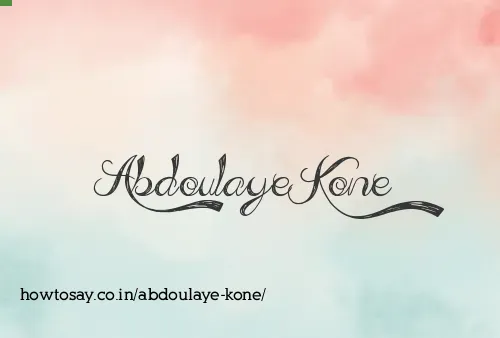 Abdoulaye Kone