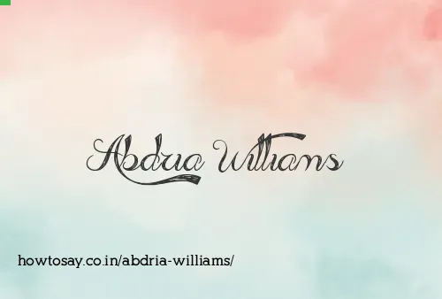 Abdria Williams