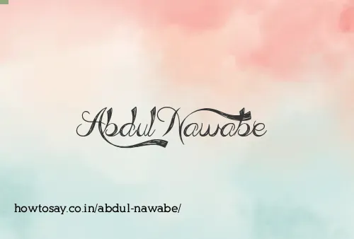 Abdul Nawabe
