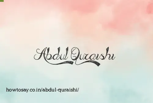 Abdul Quraishi