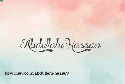 Abdullahi Hassan