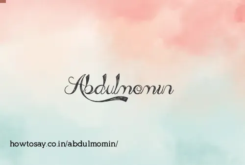 Abdulmomin