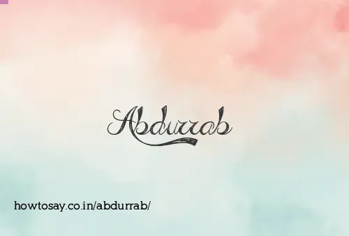Abdurrab