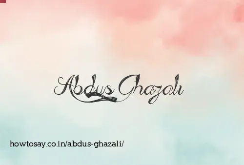 Abdus Ghazali