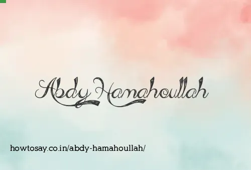 Abdy Hamahoullah