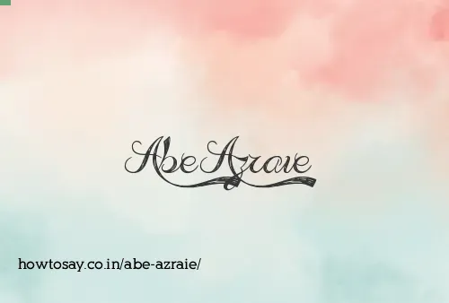 Abe Azraie