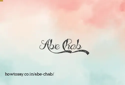 Abe Chab