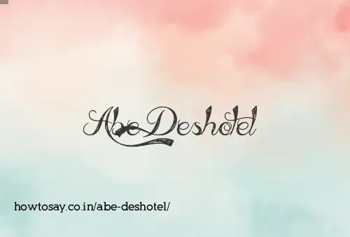 Abe Deshotel