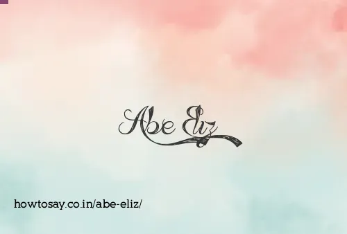 Abe Eliz