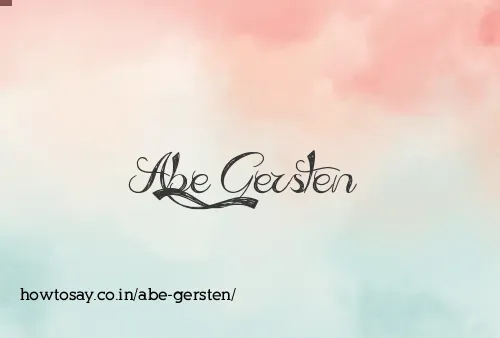 Abe Gersten